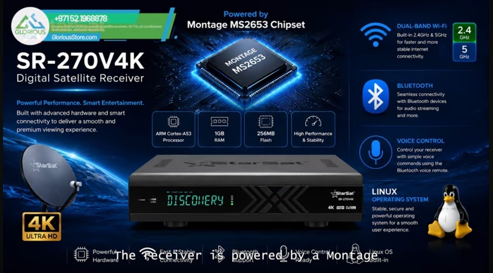 گیرنده رسیور استارست 270 فورکی